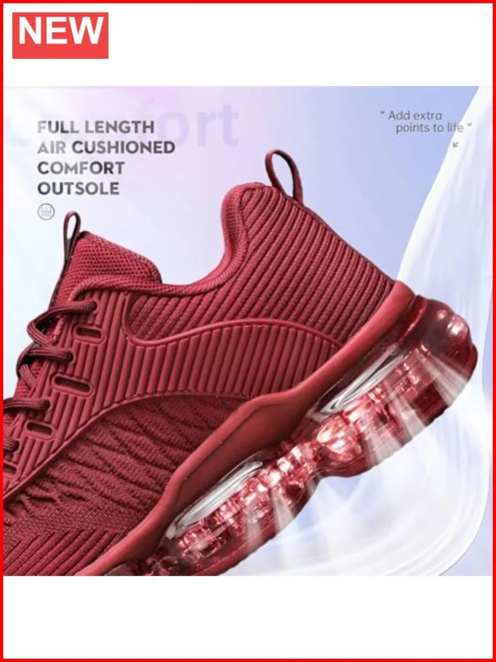 Women's Walking Running Shoes Air Cushion Fashion Tennis Breathable Sport Gym
